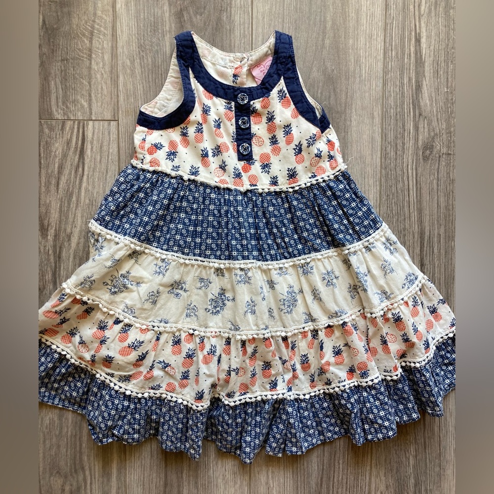Cutie Couture pineapple dress size 2/3T